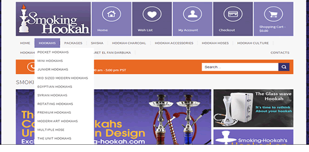 Smoking-Hookah.com New Design