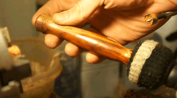 Polished Wooden Shisha Mouthpiece